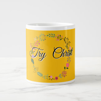 Probeer Christ Bloem Geel Christelijk Grote Koffiekop