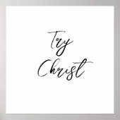 Probeer Christ Christelijk Poster (Voorkant)