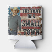 Probeer dat in een kleine stad Foam Koelbox Blikjeskoeler (Achterkant)