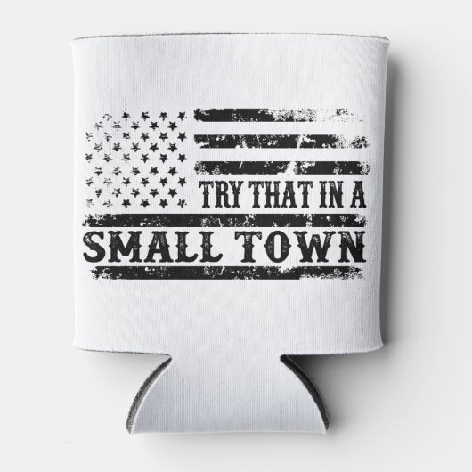 Probeer dat in een kleine stad Foam Koelbox Blikjeskoeler (Voorkant)