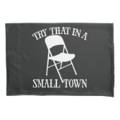 Probeer dat in een kleine stad klapstoel kussensloop (Voorkant)