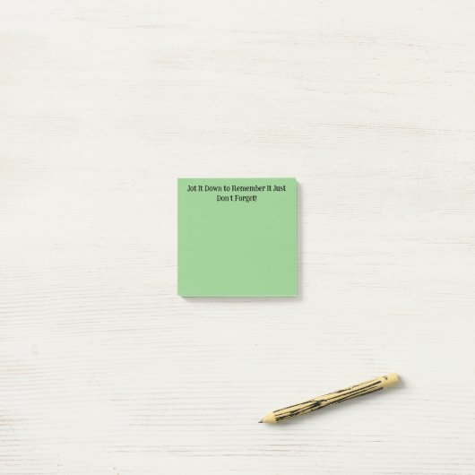 Probeer de plakbiljetten te onthouden post-it® notes (Op bureau)