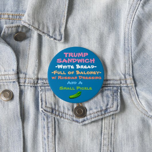 Probeer de Trump Sandwich Ronde Button 7,6 Cm (In situ)