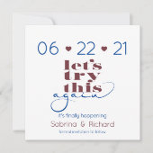 Probeer deze nieuwe marine en Bourgogne om de datu Kaart (Voorkant)