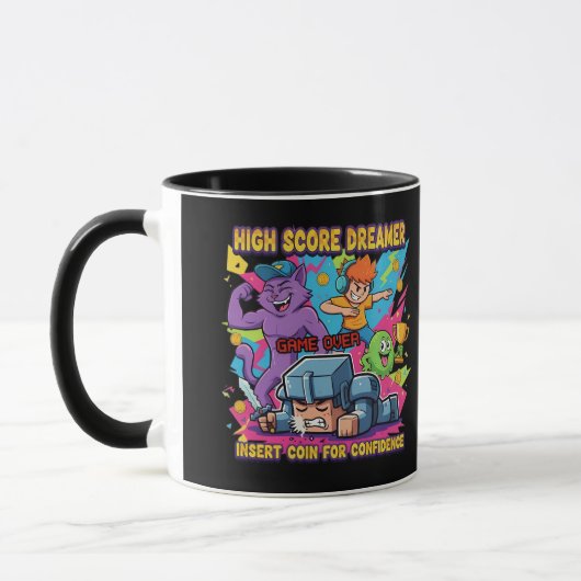 Probeer dit! Deze coole🤩 90's Retro Mok (Links)