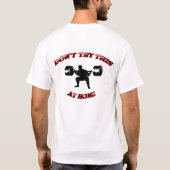 Probeer dit niet t-shirt (Achterkant)