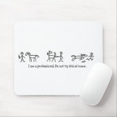 Probeer dit niet thuis (dierenarts) muismat (Met muis)