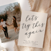 Probeer dit opnieuw Nieuw sparen de Datum Save The Date