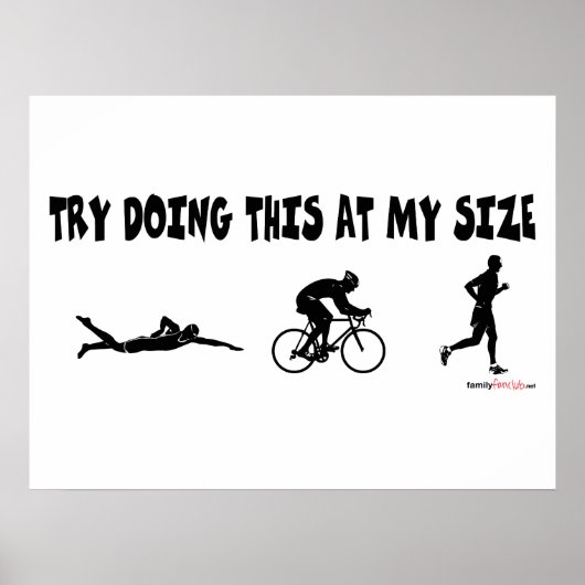 Probeer dit te doen op mijn grootte poster (Voorkant)