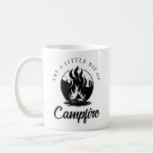 Probeer een beetje kampvuur wandelen koffiemok (Links)
