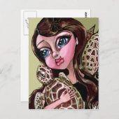 Probeer een klein Briefkaart voor knelpunten (Voorkant / Achterkant)