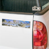 Probeer één minder nagedachtenis per dag na te den bumpersticker (Op Truck)