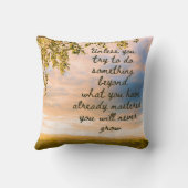Probeer eens een nieuwe Motivatie quote Kussen (Achterkant)