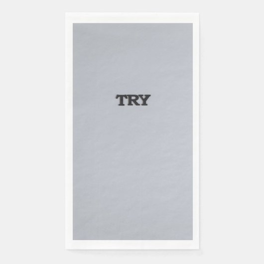 Probeer grijze keukenhanddoek servet (Voorkant)