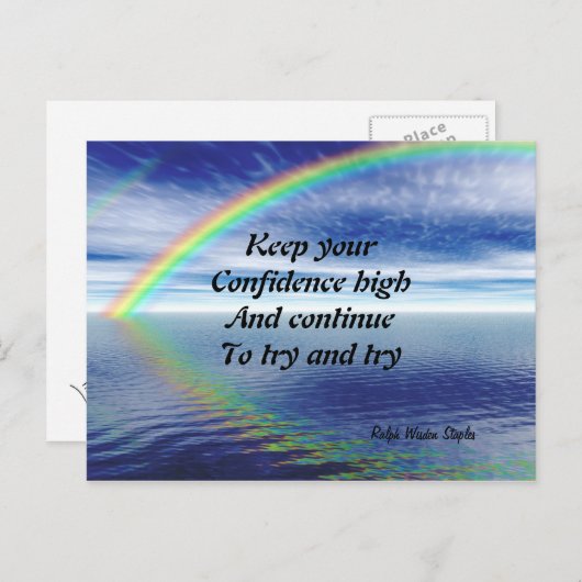 Probeer het eens briefkaart (Voorkant / Achterkant)