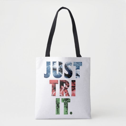 Probeer het gewoon tote bag (Voorkant)