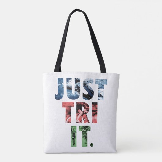 Probeer het gewoon tote bag (Achterkant)