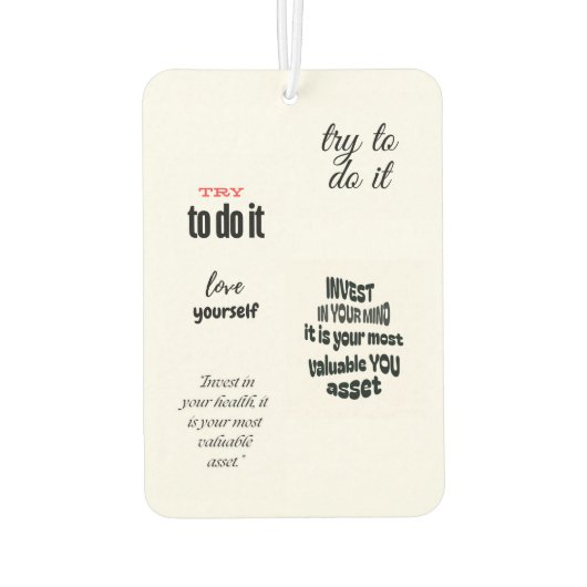 Probeer het luchtverfrisser (Achterkant)