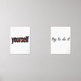 Probeer het muurkunst sets