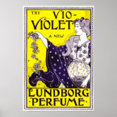 Probeer het nieuwe VIOLET Lundborg-parfum van Loui Poster (Voorkant)