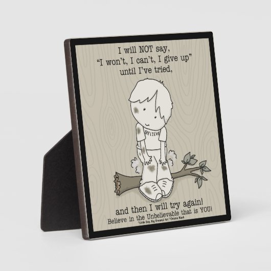 Probeer het opnieuw fotoplaat (Voorkant)