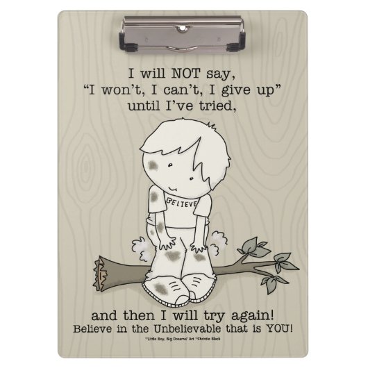 Probeer het opnieuw klembord (Voorkant)