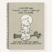 Probeer het opnieuw notitieboek (Voorkant)