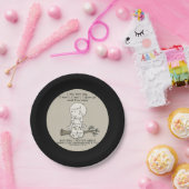 Probeer het opnieuw papieren bordje (Feest)