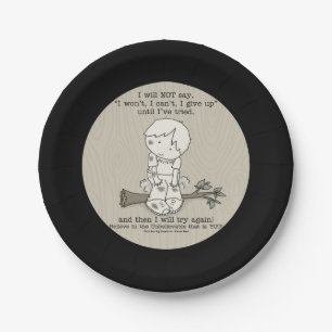 Probeer het opnieuw papieren bordje