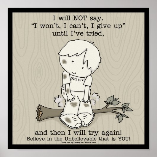 Probeer het opnieuw poster (Voorkant)