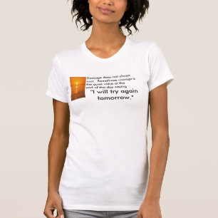 Probeer het opnieuw t-shirt