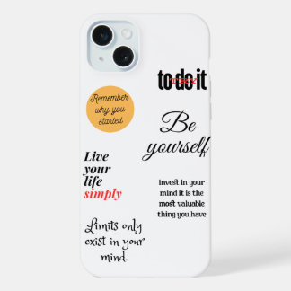 probeer het te doen iPhone 15 plus case