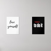 probeer het te doen  muurkunst sets (Voorkant)