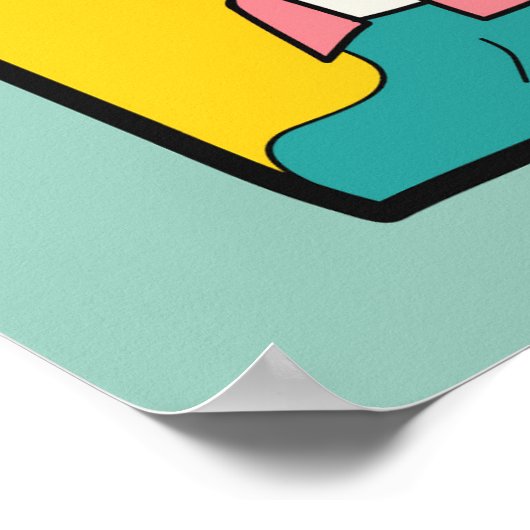 Probeer iets nieuws poster (Hoek)