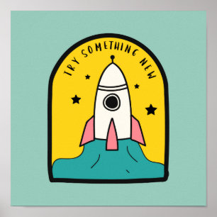 Probeer iets nieuws poster