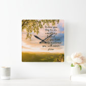 Probeer iets nieuws wandklok (Huis)