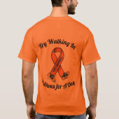 Probeer in mijn schoenen te lopen t-shirt (Achterkant)