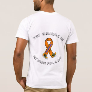 Probeer in mijn schoenen te lopen t-shirt