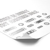 Probeer in twijfel een andere computer Port Hole Foto Afdruk (Hoek)