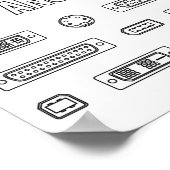 Probeer in twijfel een andere computer Port Hole Poster (Hoek)