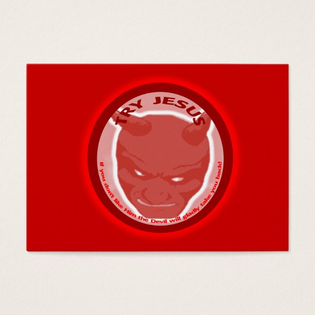 Probeer Jezus. Als je Hem niet mag... Kaart van tr (Voorkant)