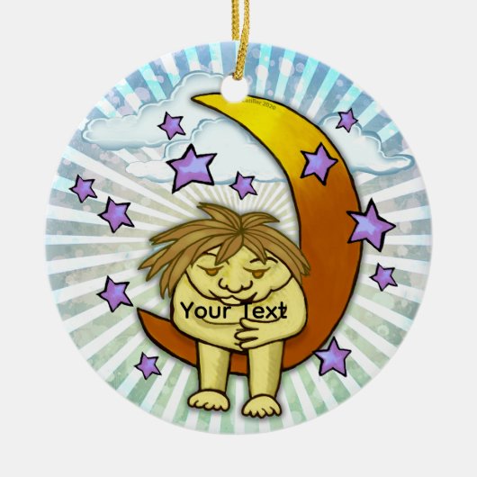 Probeer  keramisch ornament (Voorkant)