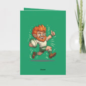 Probeer Line St Patricks Match Day Charge Kaart (Achterkant)