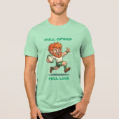 Probeer Line St Patricks Match Day Charge uit Tri-Blend Shirt (Voorkant)