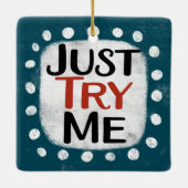 Probeer me eens Ornament (Achterkant)