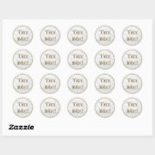Probeer me Glitter Gold Grey Tester Sample Contain Ronde Sticker (Vel)