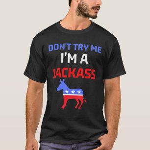 Probeer me niet dat ik een jasje ben, grappige pat t-shirt