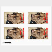 Probeer me niet...pas op voor hond - sticker (Vel)