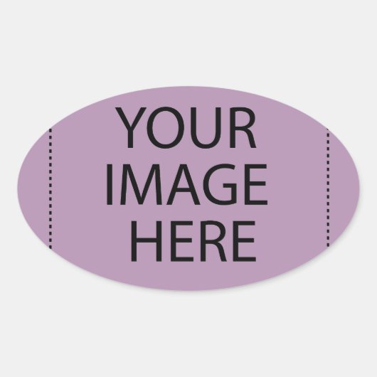 (Probeer me) Ovale Sticker (Voorkant)