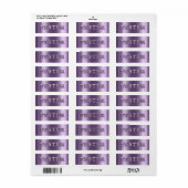 Probeer me Violet Paarse 3D Tester Sample Containe Etiket (Full Sheet)